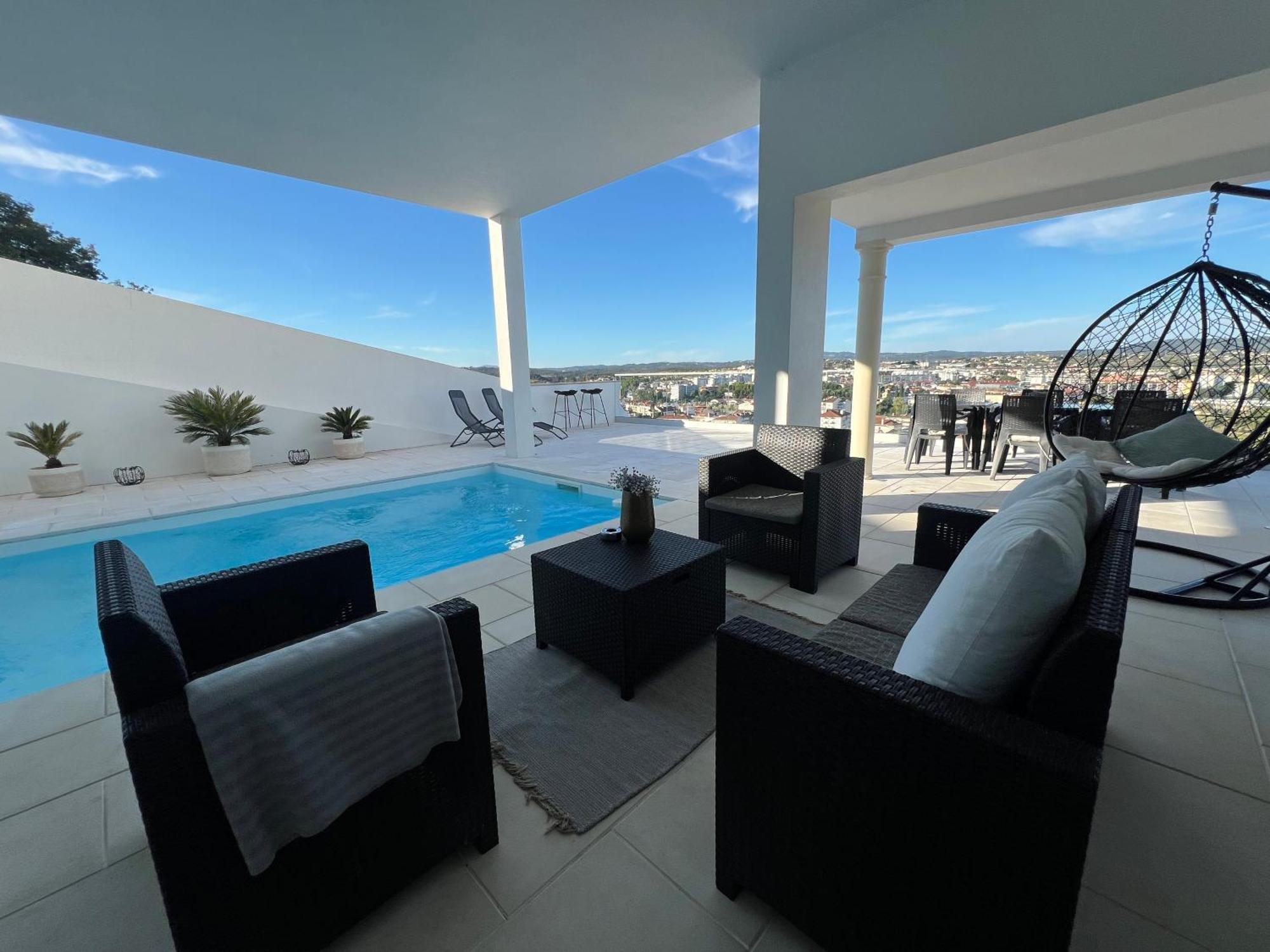 Vila Pombal Tomar - Luxury Apartment With Private Pool And Castle View Luaran gambar